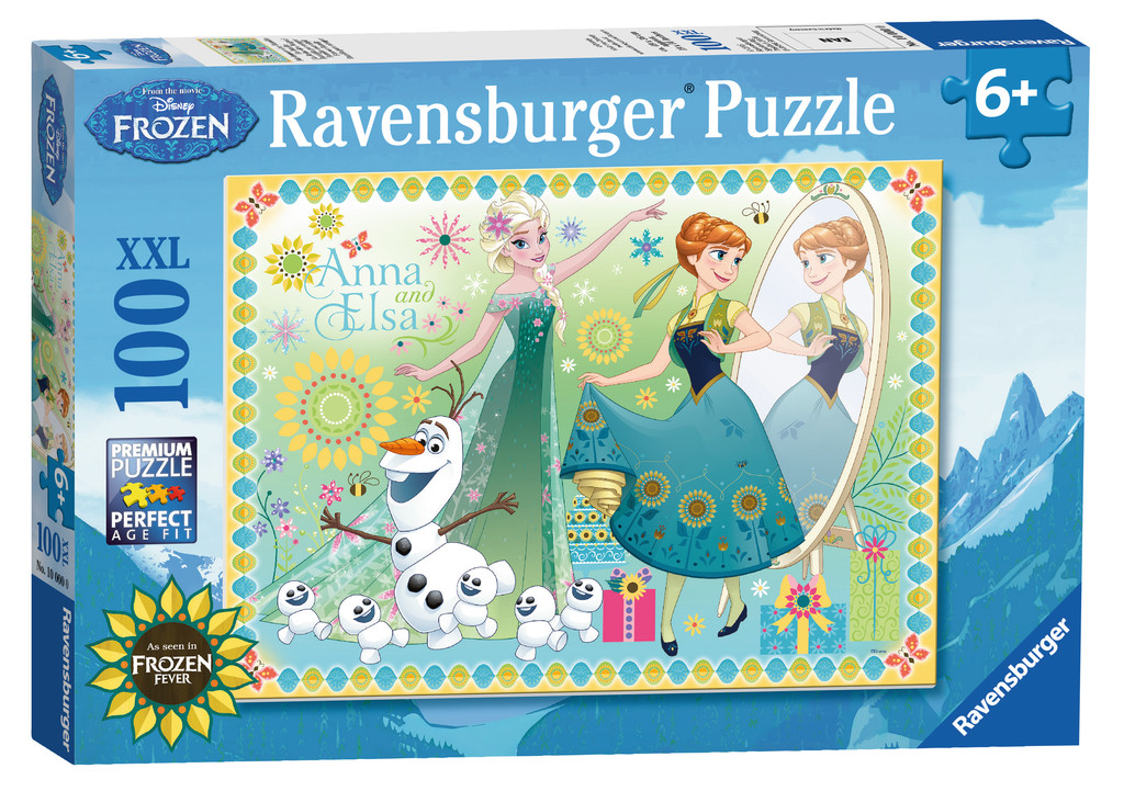Ravensburger 10584 Disney Frozen Fever XXL 100 Piece Childrens Jigsaw Puzzle New 