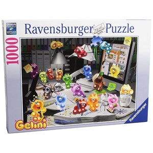 Ravensburger (19150) - "At Night in The Office" - 1000 pieces puzzle