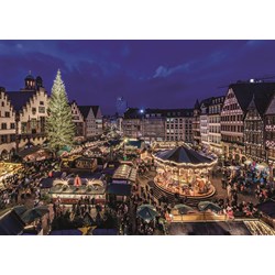 Puzzle Christmas at the Town Square - 1000 pièces -Bluebird-Puzzle
