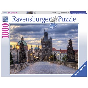 Ravensburger (19738) - "Charles Bridge, Prague" - 1000 pieces puzzle