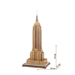 Cubic Fun (MC048H) - "Empire State Building" - 55 pieces puzzle