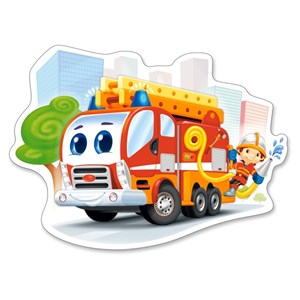 Castorland (B-120109) - "Fire Engine" - 12 pieces puzzle