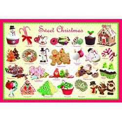 Eurographics (6100-0433) - "Sweet Christmas" - 100 pieces puzzle