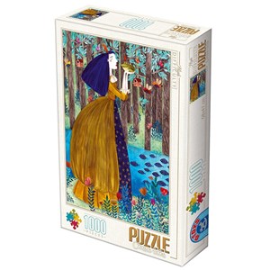 D-Toys (72870-KA02) - Kurti Andrea: "The Frog Princess" - 1000 pieces puzzle