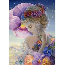 Grafika (T-00346) - Josephine Wall: "Pansy" - 2000 pieces puzzle