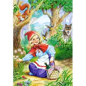 Castorland (B-06625) - "The Little Red Cap" - 60 pieces puzzle