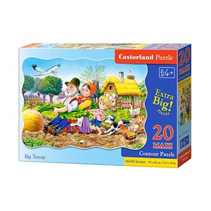 Castorland (C-02283) - "Big Turnip" - 20 pieces puzzle