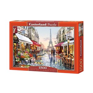 Castorland (C-151288) - Richard Macneil: "Flower Shop" - 1500 pieces puzzle