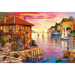 Educa (17135) - Dominic Davison: "The Mediterranean Harbour" - 5000 pieces puzzle