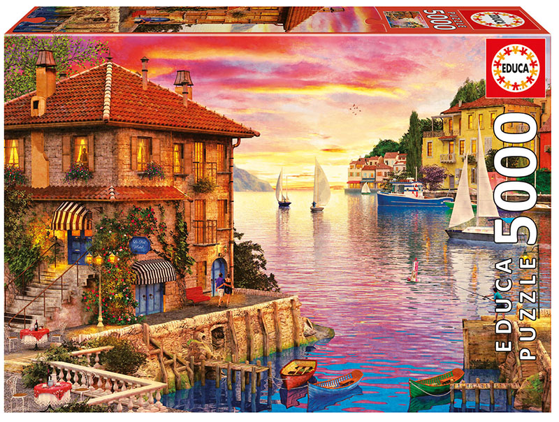 Educa 17135 Dominic Davison The Mediterranean Harbour 5000 pieces puzzle