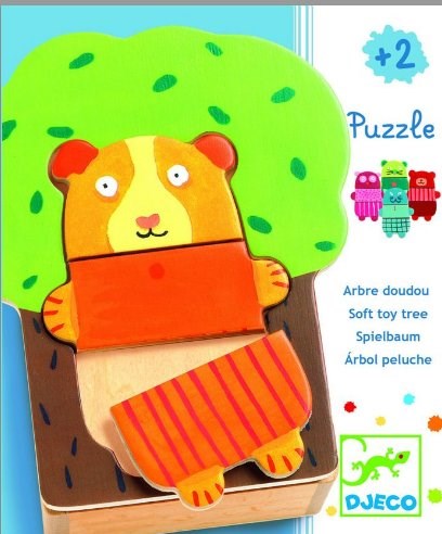 Djeco (01681) - "Cuddly Tree" - 15 pieces puzzle