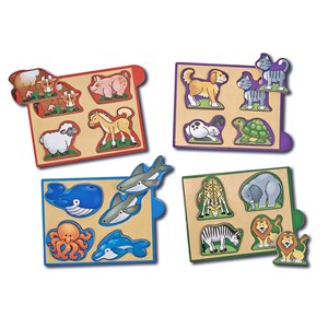 Melissa and Doug (4790) - "Animals" - 4 pieces puzzle
