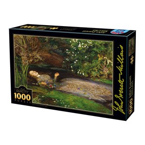 D-Toys (73815-1) - John Everett Millais: "Ophelia" - 1000 pieces puzzle