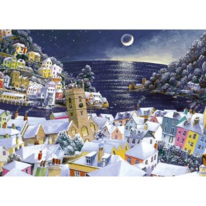 Gibsons (G6198) - John Gillo: "Christmas Moon" - 1000 pieces puzzle