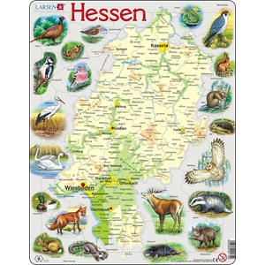 Larsen (K74) - "Hessen" - 68 pieces puzzle