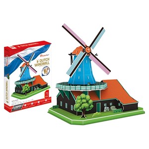 Cubic Fun (MC219h) - "Dutch Windmill" - 71 pieces puzzle