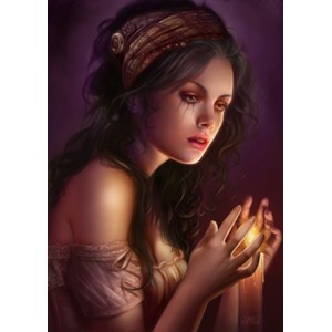 Grafika (T-00066) - Cris Ortega: "When the Light faces off" - 1000 pieces puzzle