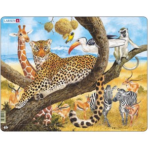 Larsen (FH8) - "Leopard in Natural" - 48 pieces puzzle