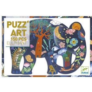 Djeco (07652) - "Elephant" - 150 pieces puzzle