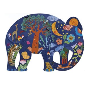 Djeco (07652) - "Elephant" - 150 pieces puzzle