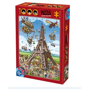 D-Toys (61218-CC11) - "Eiffel Tower, Paris" - 1000 pieces puzzle