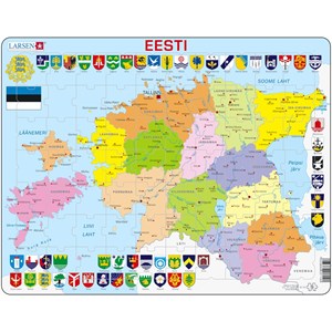 Larsen (K14-EE) - "Estonia Political - EE" - 70 pieces puzzle