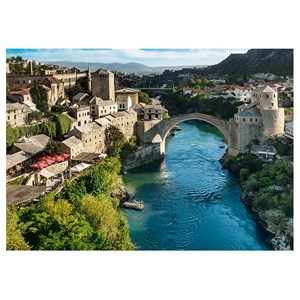 Trefl (10383) - "Mostar, Bosnia and Herzegovina" - 1000 pieces puzzle