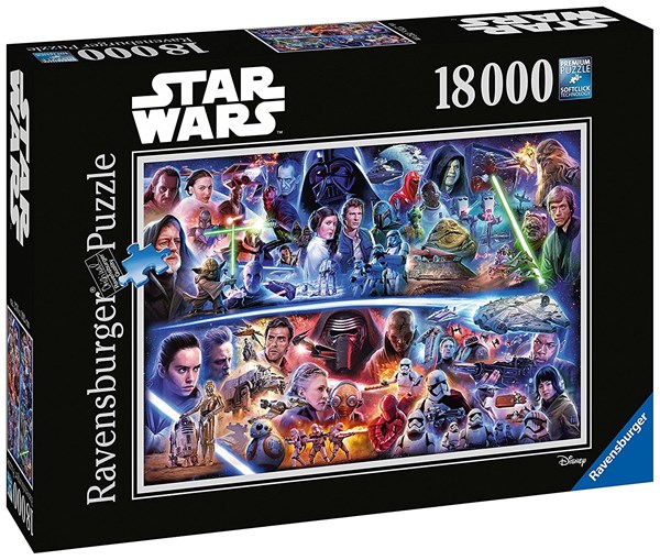 Ravensburger (17827) - Star Wars Galactic Time Travel - 18000 pieces  puzzle