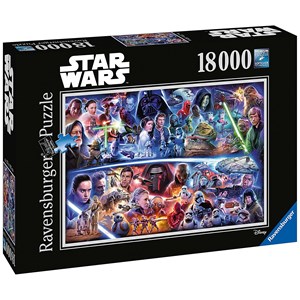 Ravensburger (17827) - "Star Wars Galactic Time Travel" - 18000 pieces puzzle