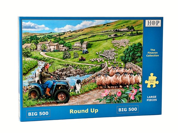 The House of Puzzles (4371) - "Round Up" - 500 pieces puzzle