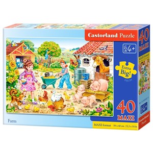 Castorland (B-40087) - "The Farm" - 40 pieces puzzle