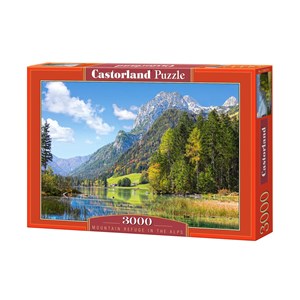 Castorland (C-300273) - "Mountain Refuge in the Alps" - 3000 pieces puzzle