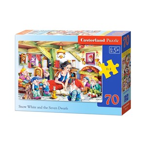 Castorland (B-007042) - "Snow White and the Seven Dwarfs" - 70 pieces puzzle