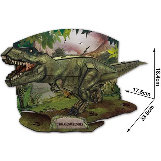 Cubic Fun (P668H) - "T-Rex" - 36 pieces puzzle