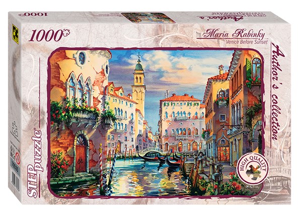Step Puzzle (79535) - "Venice before Sunset" - 1000 pieces puzzle