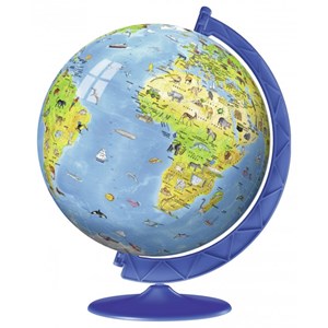 Ravensburger (12341) - "World Map in Spanish" - 180 pieces puzzle