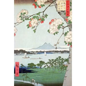 Puzzle Michele Wilson (A974-150) - Utagawa (Ando) Hiroshige: "Apple Trees in Bloom" - 150 pieces puzzle