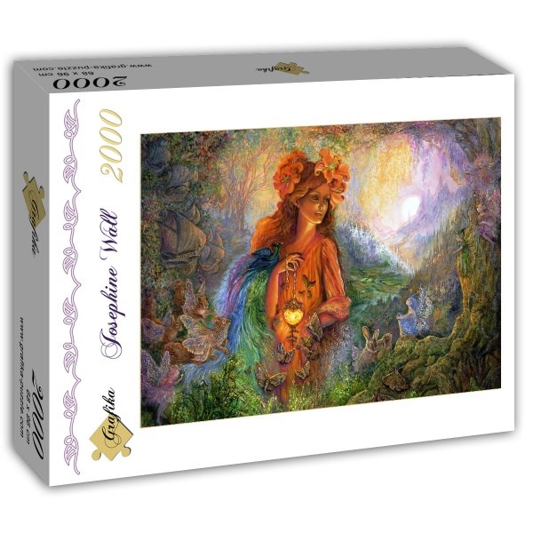 Grafika (T-00367) - Josephine Wall: "Lighting the Way" - 2000 pieces puzzle