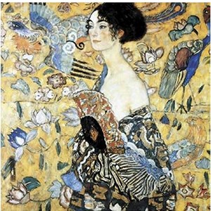Puzzle Michele Wilson (A515-350) - Gustav Klimt: "Lady with Fan" - 350 pieces puzzle