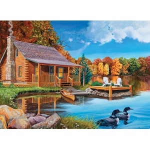 Cobble Hill (57154) - "Loon Lake" - 1000 pieces puzzle