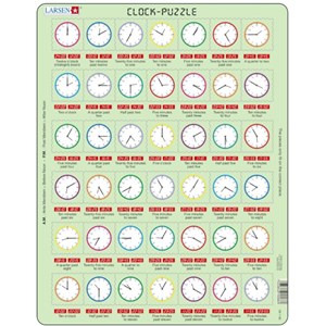 Larsen (OB7-GB) - "Clock-Puzzle - GB" - 42 pieces puzzle