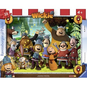 Ravensburger (06122) - "Wickie" - 38 pieces puzzle