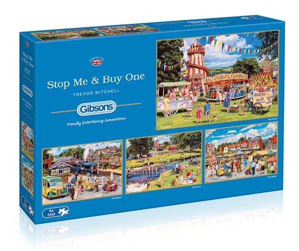 Gibsons (G5012) - "Stop Me and Buy One" - 500 pieces puzzle