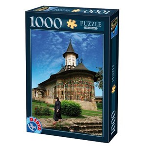 D-Toys (63038-MN03) - "Sucevite Monastery" - 1000 pieces puzzle