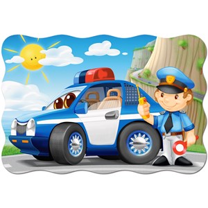 Castorland (C-02252) - "Police Patrol" - 20 pieces puzzle