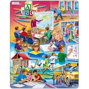 Larsen (US34) - "Back to school" - 33 pieces puzzle