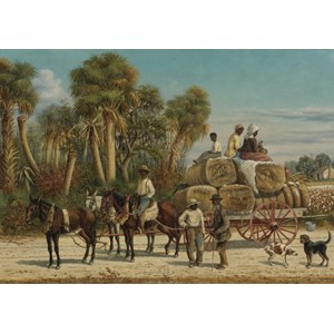 Grafika (00379) - William Aiken Walker: "Cotton Wagon, 1883" - 1000 pieces puzzle