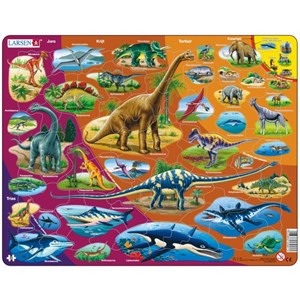Larsen (HL1-NL) - "Dinosaurs - NL" - 85 pieces puzzle