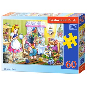 Castorland (B-06632) - "Thumbelina" - 60 pieces puzzle