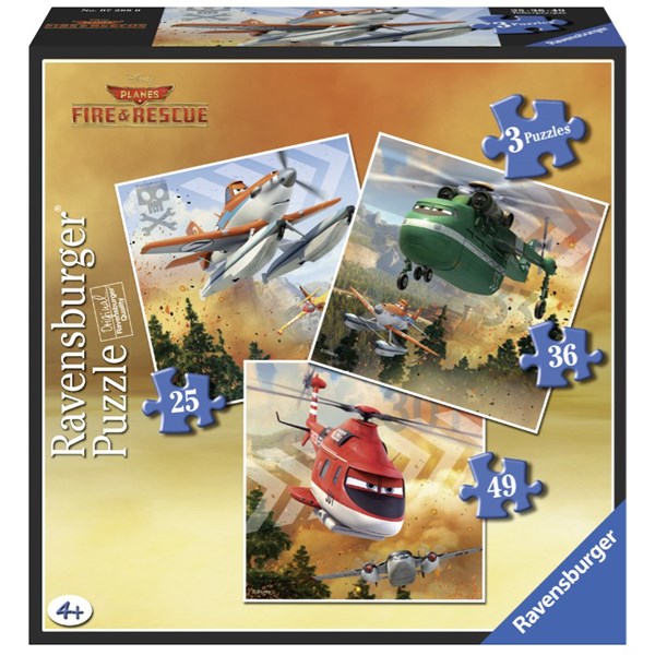 Ravensburger (07288) - "Planes" - 25 36 49 pieces puzzle